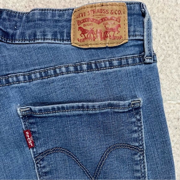 Levi's Classic Mid-Rise Skinny Ankle Jeans Women's Size 8 - Picture 5 of 13